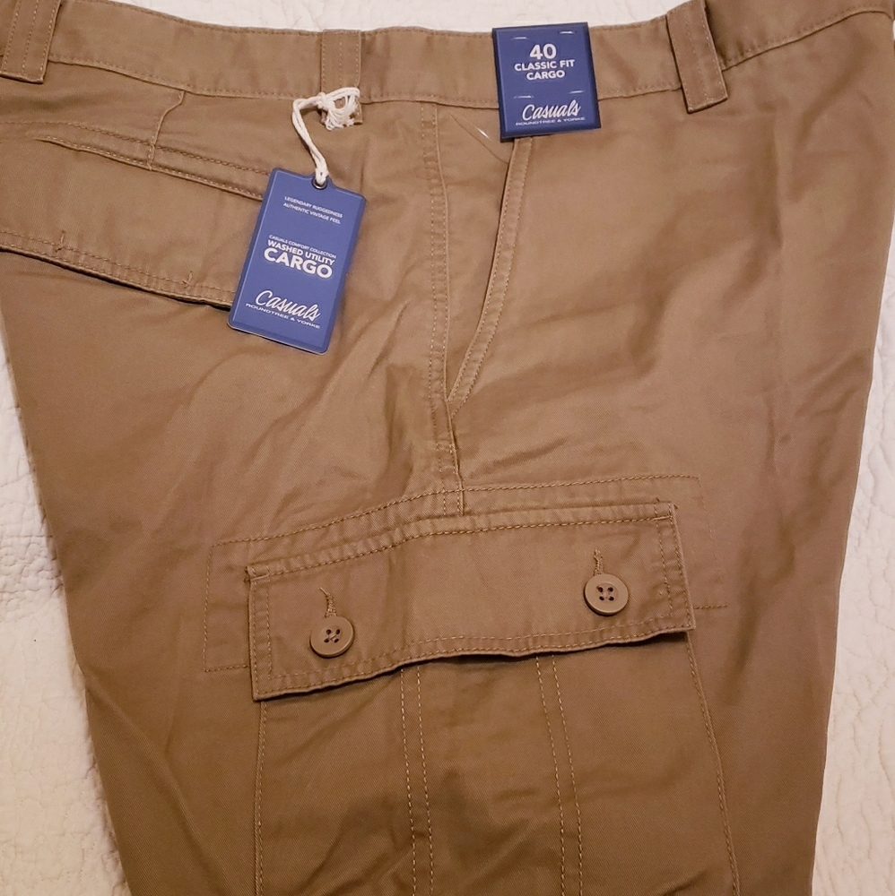 Casuals Roundtree&Yorke Classic Fit Cargo Shorts